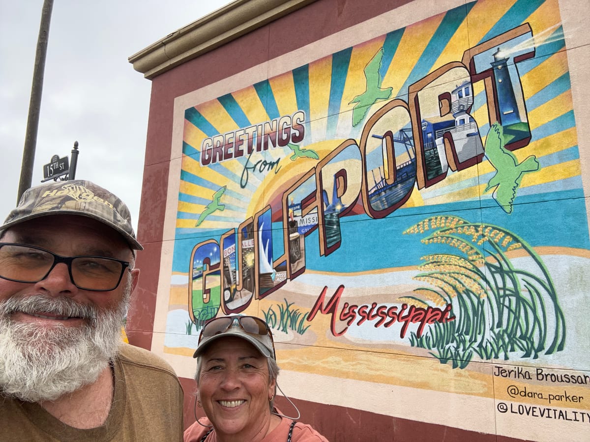 Days 32-36 Traveling to Galveston